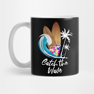 Catch The Wave Summer Surfing Mug